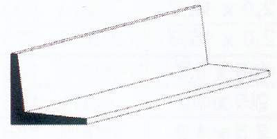 Winkelprofil, 350x2,5x2,5 mm,4 Stück Winkelprofil, 350x2,5x2,5 mm,4 Stück von Evergreen