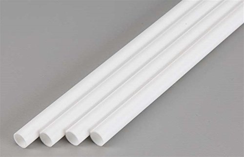 evergreen 431 Rundröhre, 60 cm lang, Durchm.8,3 mm, 4 Stück von Evergreen