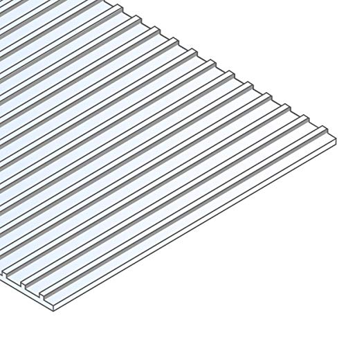 evergreen 4523 Wellblech gefalzt, 1x150x300 mm, Raster 9,50 mm, 1 Stück, weiß evergreen 4523 Wellblech gefalzt, 1x150x300 mm, Raster 9,50 mm, 1 Stück, weiß von Evergreen