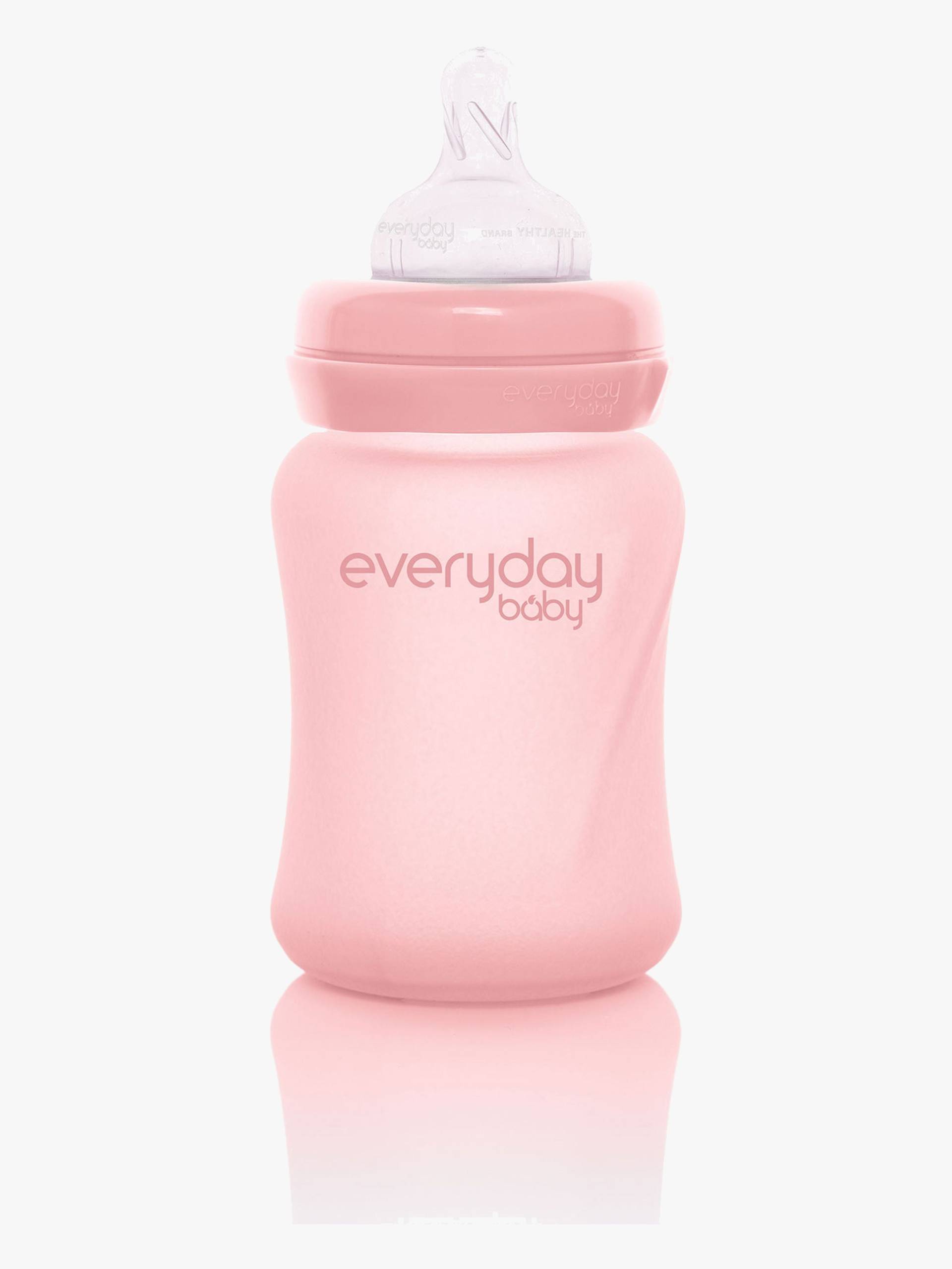 Everyday Baby Babyflasche Glas 150 ml, Hellrosa von EverydayBaby