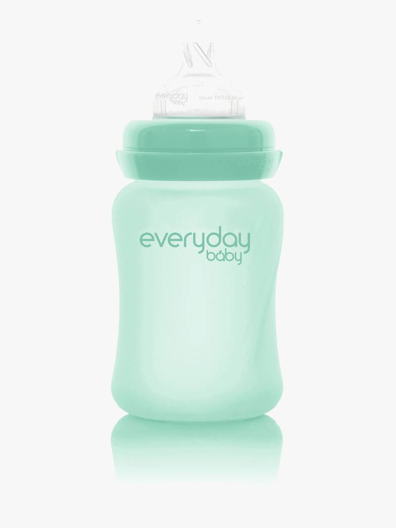 Everyday Baby Babyflasche Glas 150 ml, Minzgrün von EverydayBaby