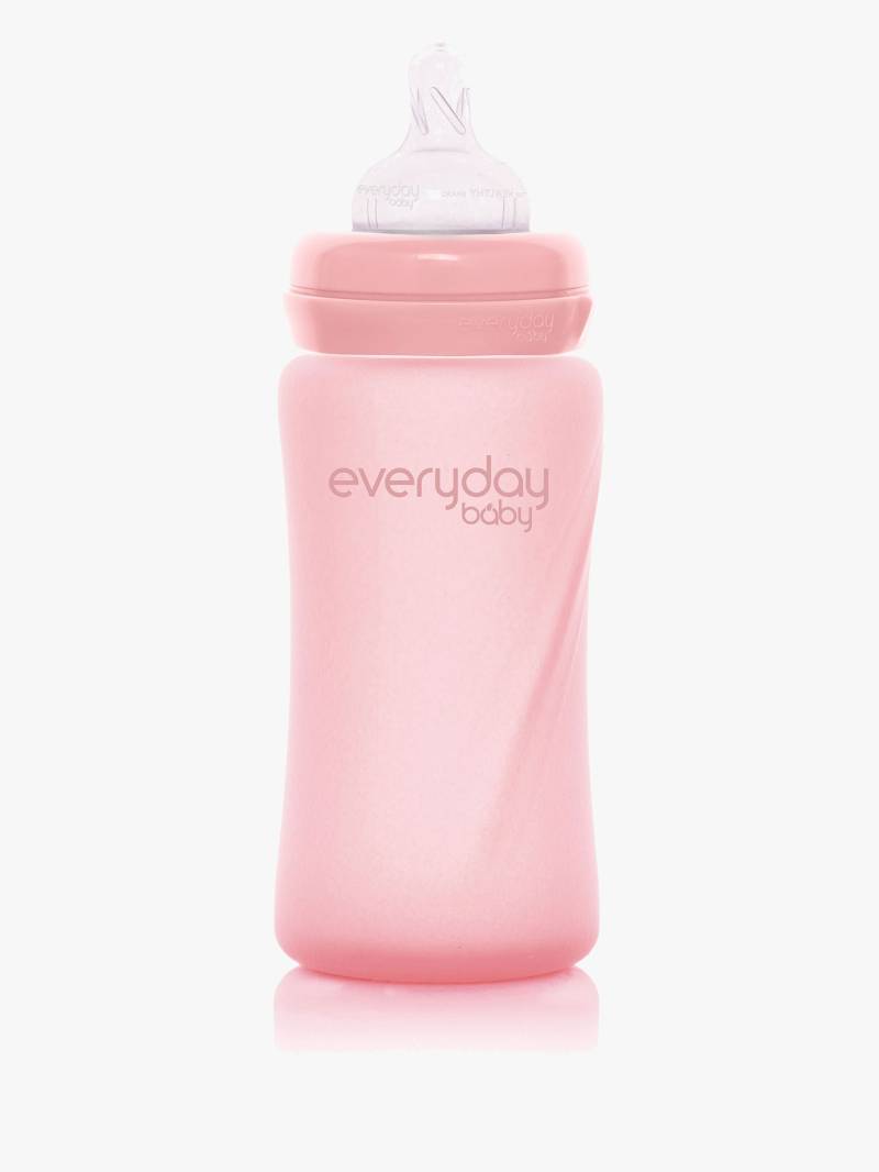 Everyday Baby Babyflasche Glas 240 ml, Hellrosa von EverydayBaby