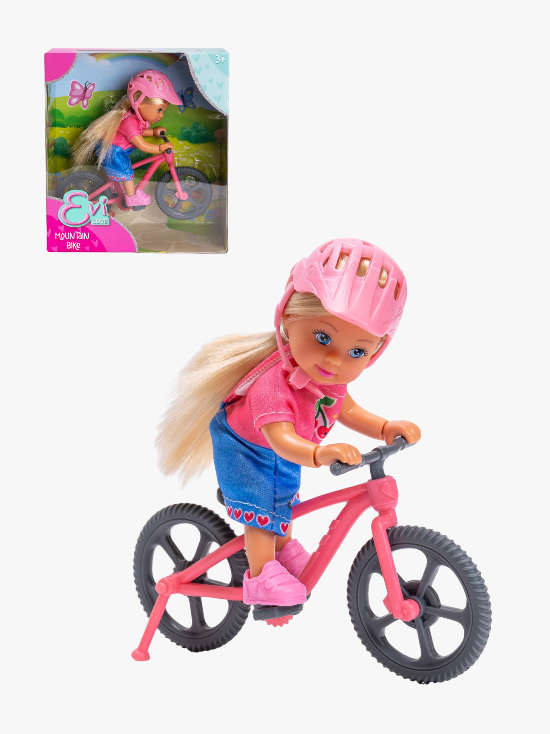 Evi Love Puppe mit Fahrrad 12 cm von Evi Love