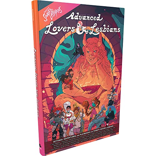 Advanced Lovers & Lesben – EHP0070 – Rollenspiel-Ergänzung für durstige Schwert-Lesben, gebundenes Buch, 3-6 Spieler, 2-4 Stunden von Evil Hat Productions