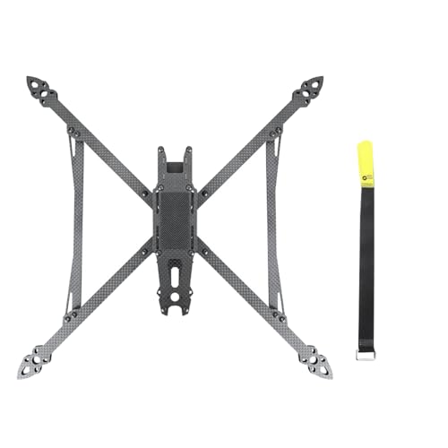 Evzvwruak Drone Frame KIT - Drohnenrahmen für XL9 V2 FPV, 5 mm Arm für FPV-Freestyle, 8 Langstrecken-Drohne Quadcopter R/C-Modell, 9 von Evzvwruak