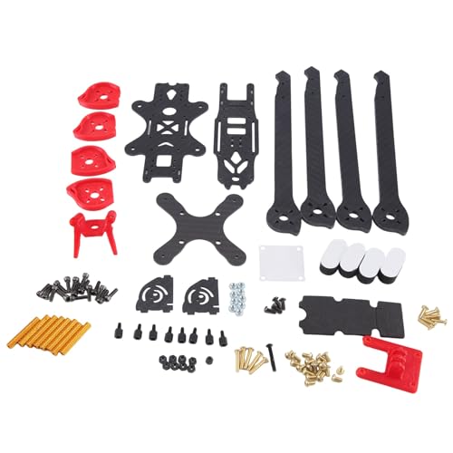 Evzvwruak Für XL9 9-Carbonfaserrahmen + Print Kit Rack 390 mm Radstand Unterstützung 2212 2213 2216 Motor für FPV Drone Quadcopter Einfach zu Bedienen von Evzvwruak