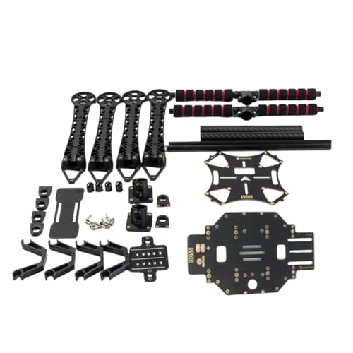 Evzvwruak S500 Quadrocopter-Rahmensatz, Vierachsiger Rahmen Aus Kohlefaser, F450, Verbesserter SK500 für FPV-Quadcopter-Rahmen, T-Typ, Langlebig, Einfach zu Bedienen von Evzvwruak