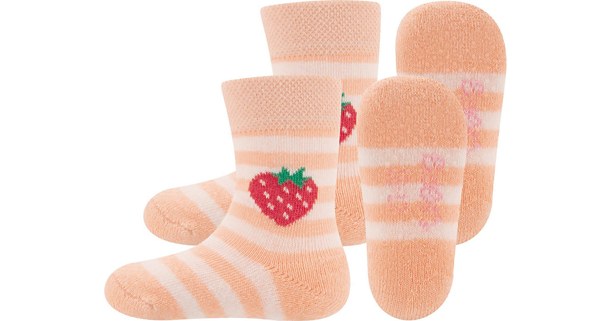Baby Haussocken  apricot Gr. 18/19 Mädchen Kinder von Ewers
