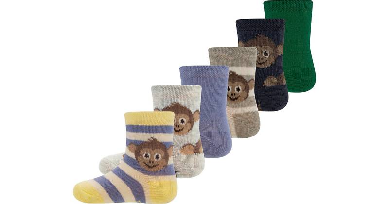 Baby Socken 6er Pack  blau Gr. 18/19 Jungen Kinder von Ewers