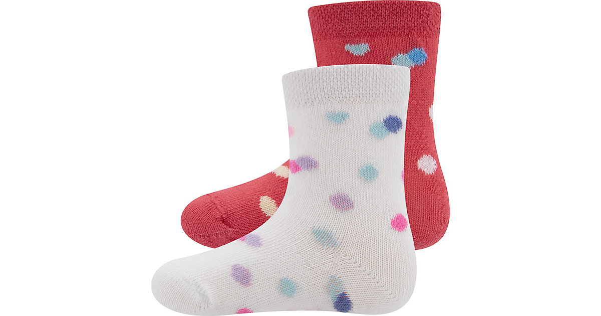 Baby Socken Doppelpack  pink Gr. 16/17 Mädchen Baby von Ewers