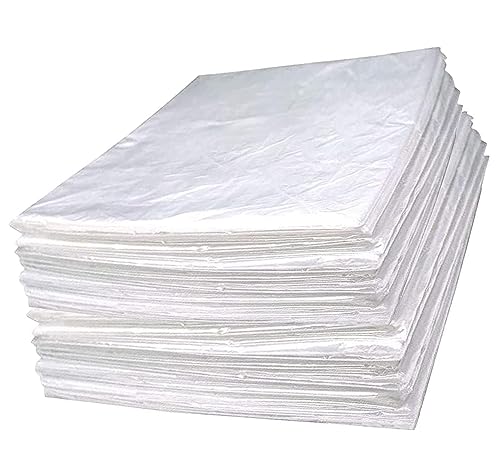 Saunadecke Liners, 50 Stück Kunststoff Sauna Wrap Saunatasche Saunadecke Zubehör für Schönheitssalon Spa Saunaraum Körpertherapyliner von ExKaTe