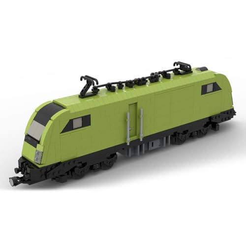 ExPrismarx Zug Bausteine Set, 1154 Teile Hochgeschwindigkeitslokomotive DIY Klemmbausteine Bausatz, Geschenke Ausstellungsstück für Jungen & Erwachsene (Dynamische Version) von ExPrismarx