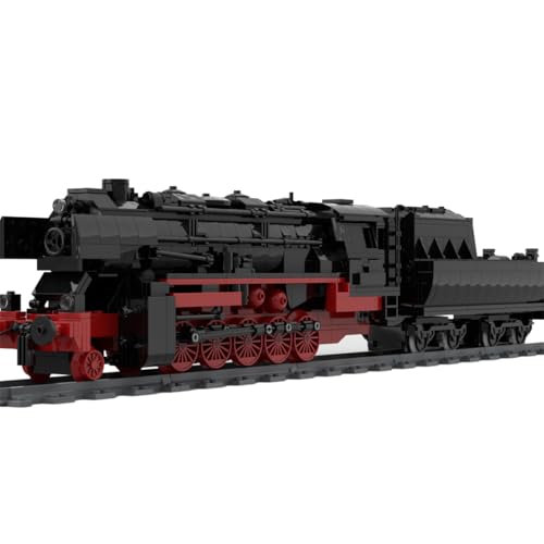 ExPrismarx Zug Bausteine Set, 1282 Teile Zug Klemmbausteine Bausatz zum Selberbauen, Geschenke Ausstellungsstück für Jungen & Erwachsene (Dynamische Version) von ExPrismarx