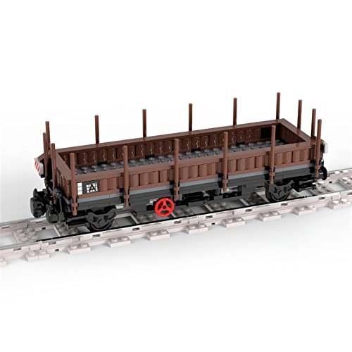 ExPrismarx Zug Bausteine Set, 220 Teile Modellbahn-Set mit offenen Güterwagen zum Beladen Klemmbausteine Bausatz, Kreatives Geschenke Ornament für Jugendliche & Erwachsene ExPrismarx Zug Bausteine Set, 220 Teile Modellbahn-Set mit offenen Güterwagen zum Beladen Klemmbausteine Bausatz, Kreatives Geschenke Ornament für Jugendliche & Erwachsene von ExPrismarx