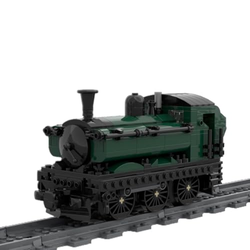 ExPrismarx Zug Bausteine Set, 418 Teile Britisches GWR-5700 Lokomotiv Klemmbausteine Bausatz, Kreatives Weihnachten Geschenke Ornament für Jugendliche & Erwachsene, MOC-91327 von ExPrismarx