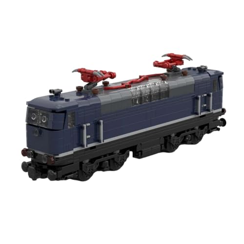 ExPrismarx Zug Bausteine Set, 651 Teile BR181 Lokomotiv aus Bausteinen Klemmbausteine Bausatz, Kreatives Geschenke Ornament für Jugendliche & Erwachsene von ExPrismarx