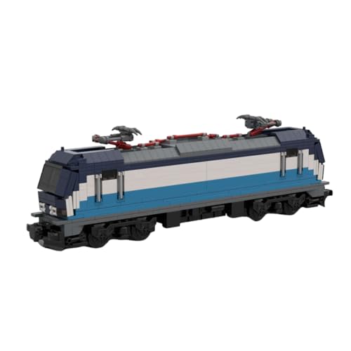 ExPrismarx Zug Bausteine Set, 743 Teile BR193_Vectron_CD Lokomotiv Klemmbausteine Bausatz zum Selberbauen, Kreatives Geschenke Ornament für Jugendliche & Erwachsene von ExPrismarx
