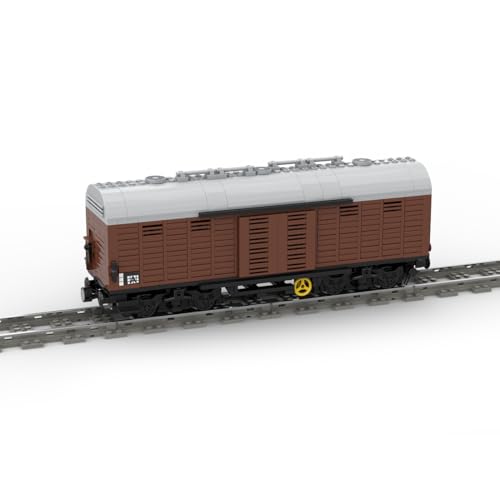 ExPrismarx Zug Bausteine Set, 873 Teile Ghost Travel Train Klemmbausteine Bausatz mit Geschwindigkeitsregelung, Geschenke Ausstellungsstück für Jungen & Erwachsene (Dynamische Version) von ExPrismarx