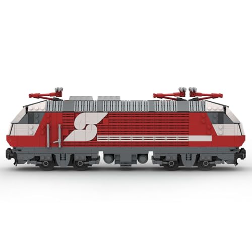 Zug Bausteine Set, 965 Teile 6wide Dynamic Inter City Express Modell Klemmbausteine Bausatz, Kreatives Geschenke Ornament für Jugendliche & Erwachsene, MOC-75579 von ExPrismarx