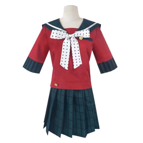 ExaRp Danganronpas Harukawa Maki Anime Club Kleid Mädchen Verkleidung Anime Cosplay Kostüm für Party Halloween von ExaRp