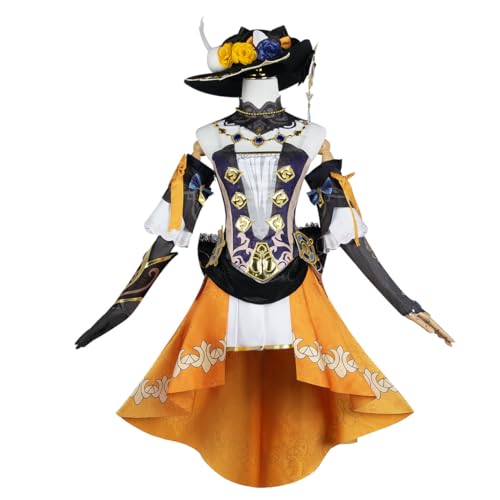 ExaRp Genshins Impacts Navia Anime Club Kleid Mädchen Verkleidung Anime Cosplay Kostüm für Party Halloween von ExaRp