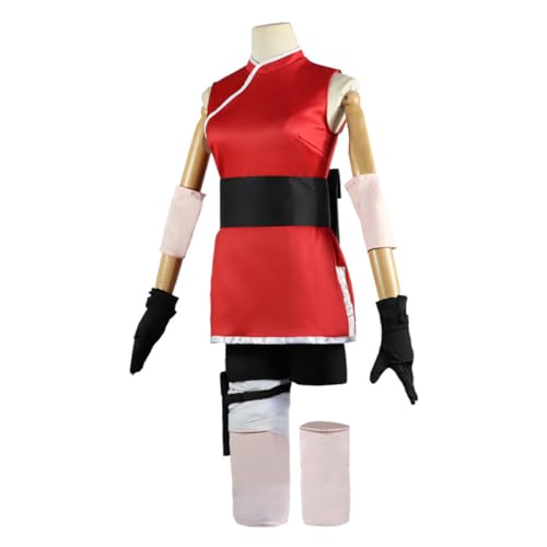 ExaRp Haruno Sakura Anime Club Kleid Mädchen Verkleidung Anime Cosplay Kostüm für Party Halloween von ExaRp