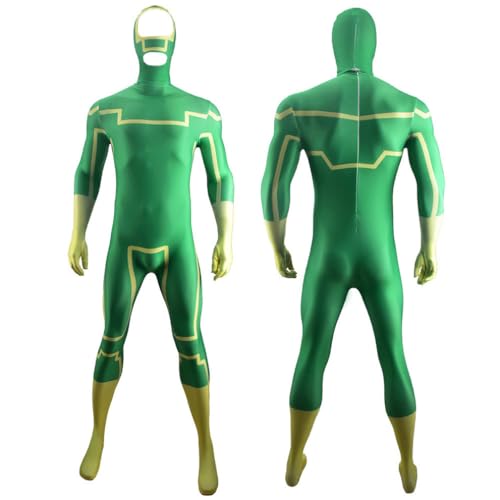 ExaRp Kick-Ass King Cosplay Bodysuit Halloween Anime Kostüm Einteiler Anime Rollenspiel Fancy Outfits Jumpsuit von ExaRp