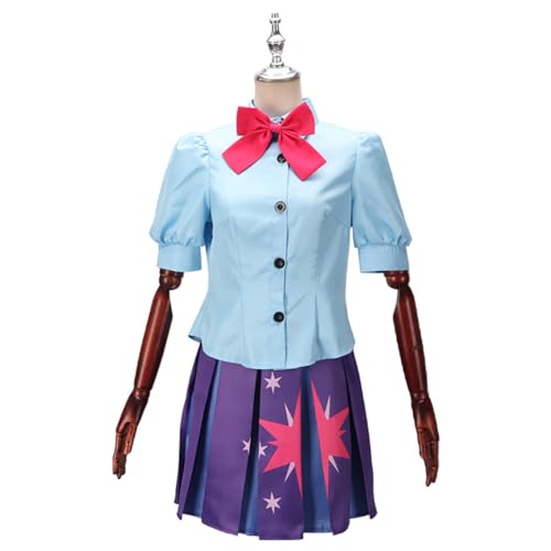 ExaRp Ponys Twilights Sparkles Anime Club Kleid Mädchen Verkleidung Anime Cosplay Kostüm für Party Halloween von ExaRp