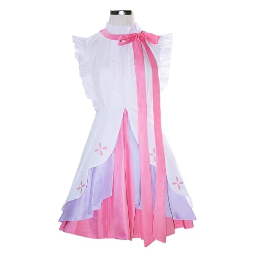 ExaRp Rapunzels Kleid Anime Club Kleid Mädchen Verkleidung Anime Cosplay Kostüm für Party Halloween von ExaRp