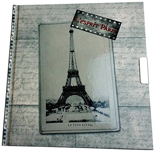 Tagebuch mit Schloss - Esprit Paris Classic liniert 17 x 16 cm verschiedene Motive (Eifelturm, Grau) von Exaclair