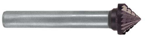 Exact 72455 Frässtift Hartmetall Kegel Länge 57mm Schaftdurchmesser 6mm von Exact