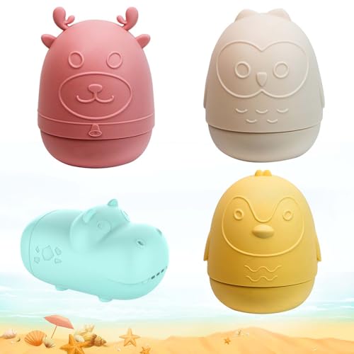 Set of 4 Bath Toys,Wasserspielzeug Kinder,Sandspielzeug,Wasserspielzeug Kinder Wird Wasser Versprühengeeignet Für Babys, Kleinkinder, 1+ Baby Badespielzeug Set of 4 Bath Toys,Wasserspielzeug Kinder,Sandspielzeug,Wasserspielzeug Kinder Wird Wasser Versprühengeeignet Für Babys, Kleinkinder, 1+ Baby Badespielzeug von Exbrith