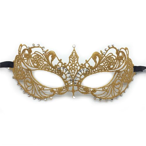 Antike Maske, Maskerade-Maske, leichte Party-Maske, Halbgesichtsmaske, Club-Königin-Augenmaske, Halloween-Cosplay-Maske, Halbgesichtsmaske für Frauen, Maskerade-Maske, Nachtclub, Queen, Augenmaske, von Exingk