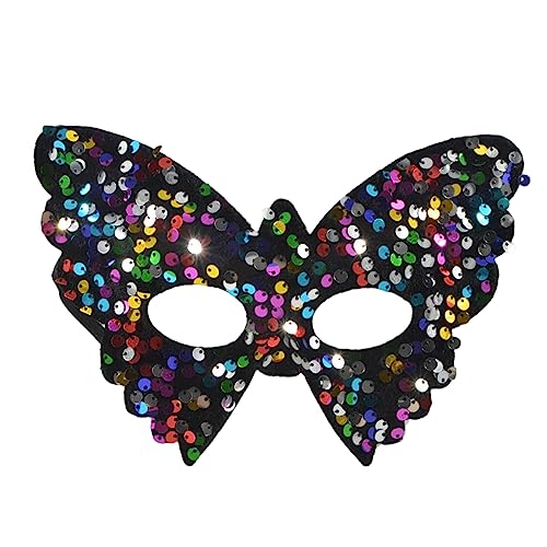 Exingk Maskerade-Maske für Damen, Pailletten, Schmetterlingsmaske, Prinzessinnen-Party-Maske, hübsche Venedig-Halbgesichtsmaske, Halloween-Maske, halbe Gesichtsmaske für Frauen, Schmetterlingsmaske, von Exingk