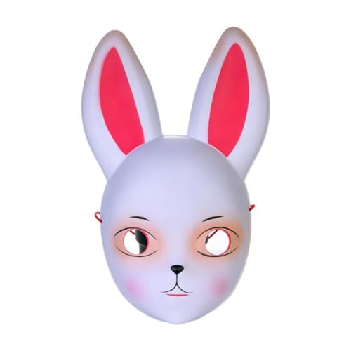 Unisex Tier Kaninchen Maske Hasen Maske Maskerade Maske Halloween Maske Party Cosplay Maske Foto Requisiten Für Erwachsene Kinder Hasen Maske Für Erwachsene Kinder Kaninchen Blutige Killers Hasen von Exingk