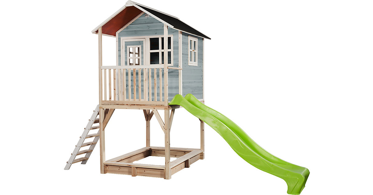 EXIT Loft 700 Holzspielhaus - blau von Exit Toys