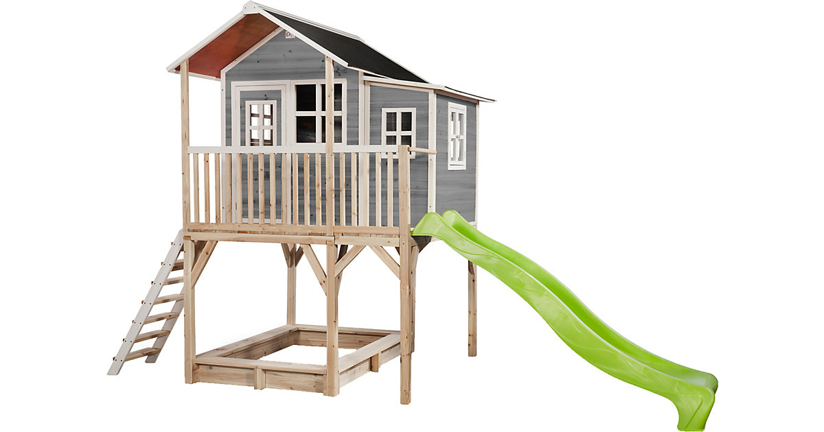 EXIT Loft 750 Holzspielhaus - grau von Exit Toys