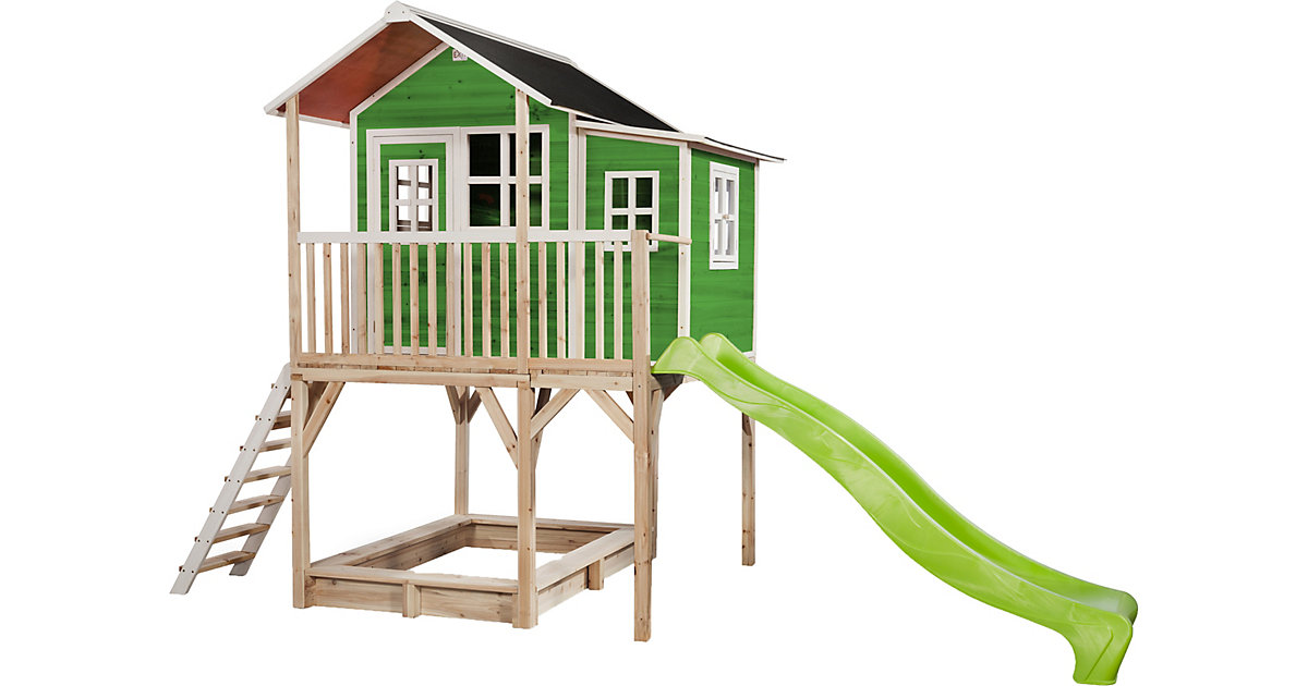 EXIT Loft 750 Holzspielhaus - grün von Exit Toys