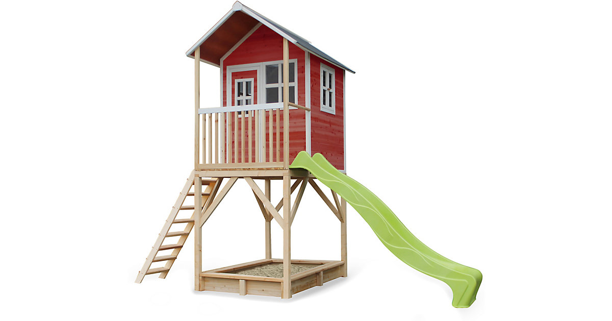 Spielhaus Loft 700 Rot (FSC 100%) rot von Exit Toys