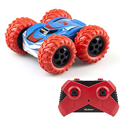 Exost RC 54257 360 Cross by Silverlit, ferngesteuertes Auto, 2.4 Ghz, Spielzeugauto, beidseitig befahrbar, geländetauglich, 360° Stunts, Maßstab 1:18, rot, ab 5 Jahren, Medium von Exost