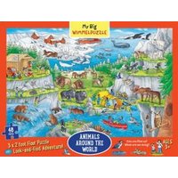 My Big Wimmelpuzzle--Animals Around the World Floor Puzzle, 48-Piece (Children's Puzzles, Ages 3 and Up) von Workman