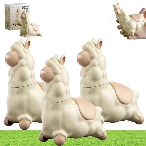 Explcior Spuckendes Lama-Wasserspielzeug, Interaktiver Alpaka-Wassersprüher, Lustiger, Auslaufsicherer Parodie-Wassersprinkler, Lama-Spritzpistole Mit Kopfschütteln(3pcs) von Explcior