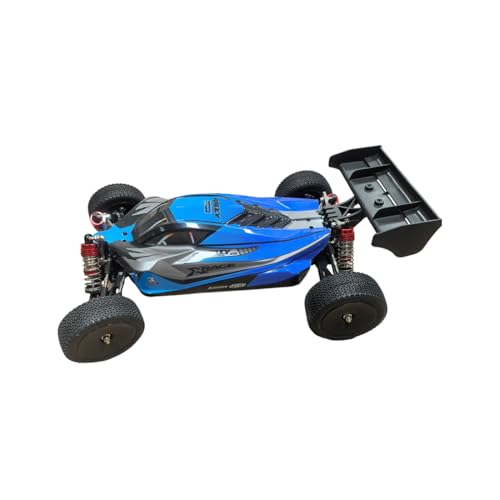 1/12 Ferngesteuertes Auto RC Car Für Erwachsene Und Jungen, 2,4G 4WD-Brushless Rc Auto Offroad Mit Unabhängigem ESC Und Einstellbarer Zugstange, 4X4-Offroad-Truck – Geschenk Für Jungen (RTR/Blau) von ExploTex