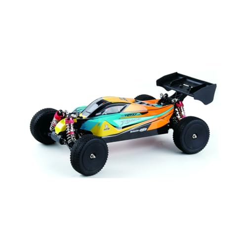 1/12 Ferngesteuertes Auto RC Car Für Erwachsene Und Jungen, 2,4G 4WD-Brushless Rc Auto Offroad Mit Unabhängigem ESC Und Einstellbarer Zugstange, 4X4-Offroad-Truck – Geschenk Für Jungen (RTR/Gelb) von ExploTex