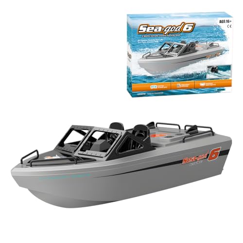 ExploTex 1/12 2.4G 8KM / H RC Karting Bootsmodell, Der Austauschbare Lithium-Akku mit Hoher Kapazität Sorgt für Lange Laufzeiten, EIN Großartiges Geschenk für Freunde, Familie Oder Kinder(RTR) von ExploTex