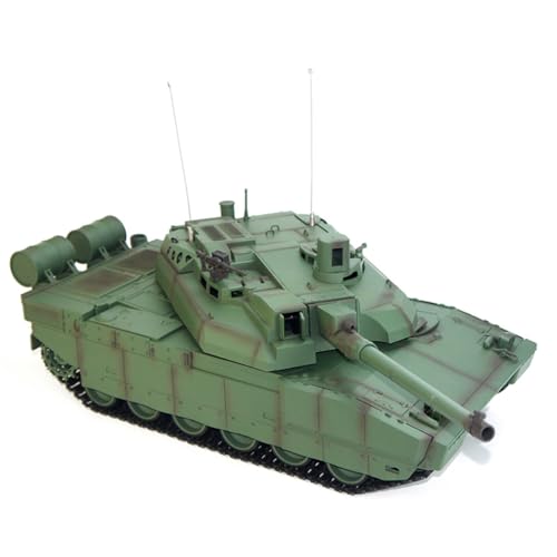 ExploTex 1:16 Maßstab 2,4G Frankreich H2408 Leclerc Kampfpanzer-RC-Modell mit Sound Und Licht, Rückstoßsimulation, Geeignet für Jugendliche Und Erwachsene (Infrarot-Kampf/Basisversion) von ExploTex
