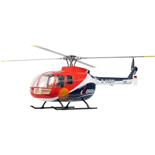 ExploTex FLYWING BO105 470 Größe 2,4 GHz 6-Kanal Militär-RC-Hubschrauber, mit H1-Flugsteuerung, GPS Und Einstellbaren Steuerelementen für Links- Und Rechtshände(RTF-Version) von ExploTex