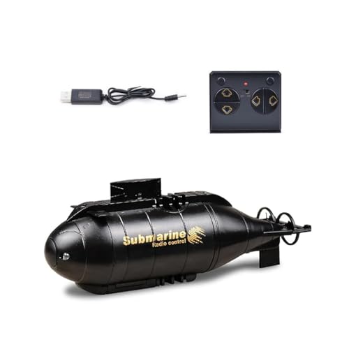 ExploTex Mini-RC-Atom-U-Boot, 6-Kanal-Mini-Simulations-U-Boot-Modellspielzeug, Ausgestattet mit Automatischer Auftaufunktion, über USB Aufladbar mit Langer Akkulaufzeit von ExploTex