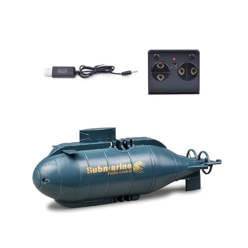 ExploTex Mini-RC-Atom-U-Boot, 6-Kanal-Mini-Simulations-U-Boot-Modellspielzeug, Ausgestattet mit Automatischer Auftaufunktion, über USB Aufladbar mit Langer Akkulaufzeit von ExploTex