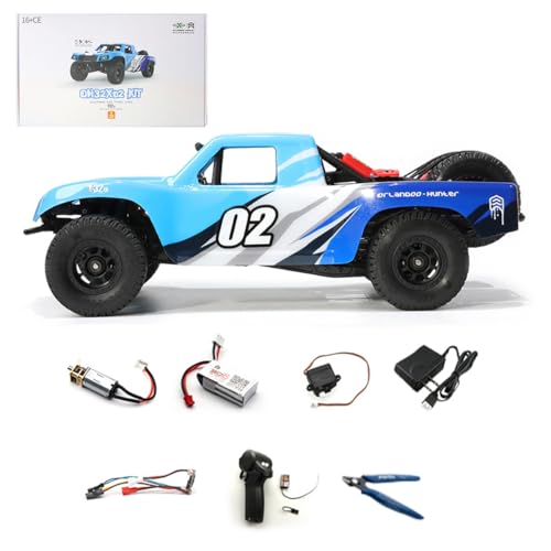 ExploTex OH32X02 1/32 RWD 2.4G RC Offroad-Kurz-Truck-Modell, Bausatz für Mini-Offroad-Kurz-Truck-Spielze, Geeignet Als Geschenk Und Sammlerstück (KIT-Version) von ExploTex